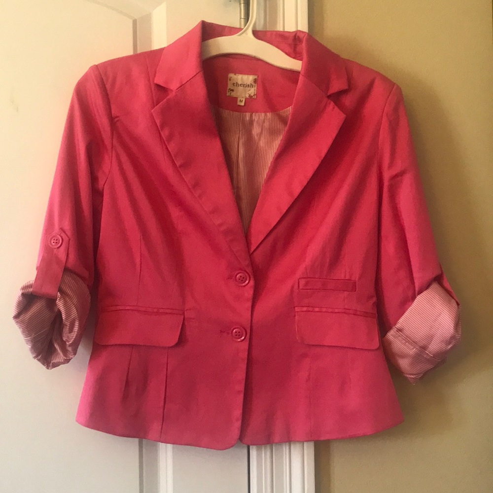 Pink blazer